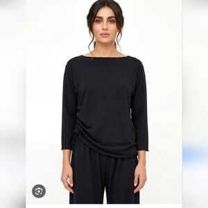 Express Black Women's 3/4 Length Top - Size XS Great Condition